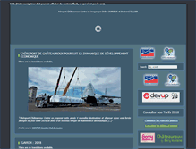 Tablet Screenshot of chateauroux-airport.com
